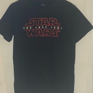 Star Wars The Last Jedi Black Short Sleeve Tshirt